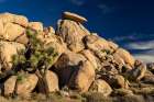 Caprock in Joshua Tree National Park, California, USA Art Print